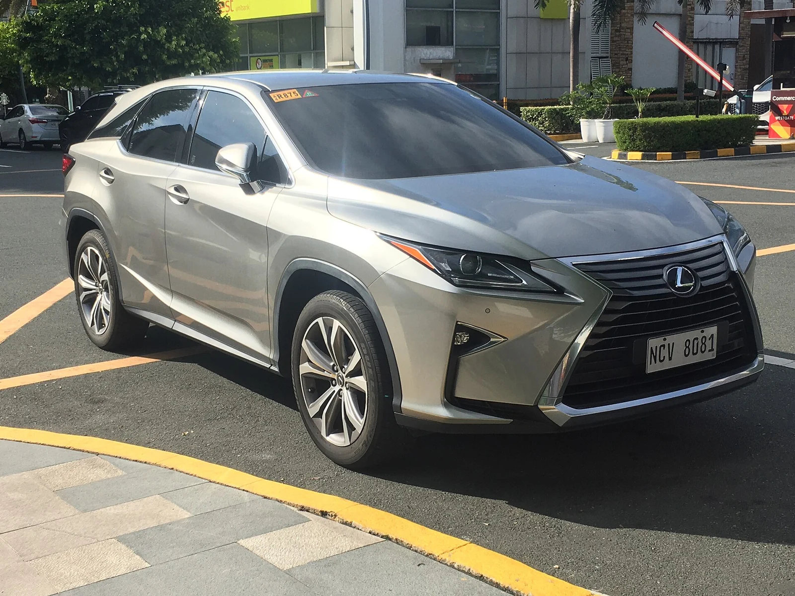 2018 Lexus RX 350 stock example, not the actual vehicle